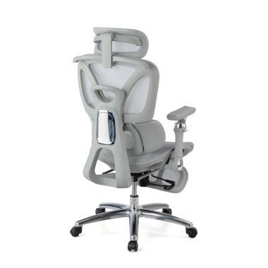 silla ergonomica gris sense ultra malla brazos regulables 4d soporte lumbar reposacabezas reposapies extensible 10