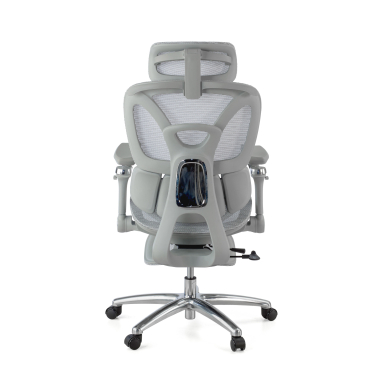 silla ergonomica gris sense ultra malla brazos regulables 4d soporte lumbar reposacabezas reposapies extensible 11
