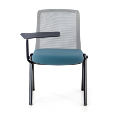 silla con pala azul atril escritorio malla sin brazos 6