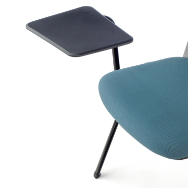 silla con pala azul atril escritorio malla sin brazos 11