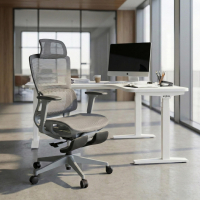 Silla Oficina Ergonómica con reposapiés Balance Pro, Brazos 3D