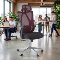 Silla de Oficina Transpirable Matrix, Brazos Regulables y soporte lumbar