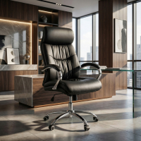 Sillon de dirección Everest, brazos cromados