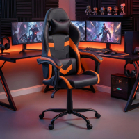 Silla gamer con brazos abatibles Mist, almohada cervical y lumbar