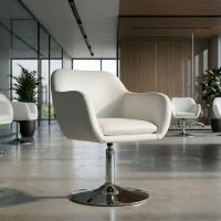 Sillón Sala de Espera Space, Giratorio, polipiel