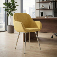 Silla Confidente Greta, 4 patas, brazos tapizados