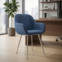 Silla Confidente Greta, 4 patas, brazos tapizados