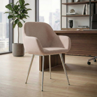 Silla Confidente Greta, 4 patas, brazos tapizados