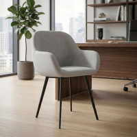 Silla Confidente Greta, 4 patas, brazos tapizados