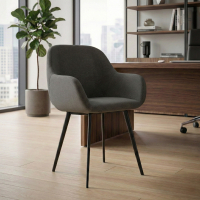 Silla Confidente Greta, 4 patas, brazos tapizados