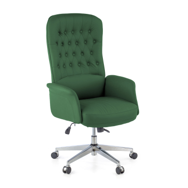 sillon de oficina verde ankara piel sintetica brazos tapizados 1