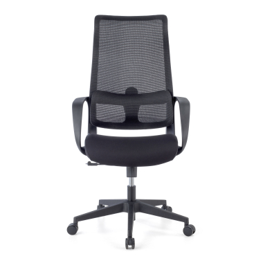 silla de oficina negro axis malla brazos fijos 3
