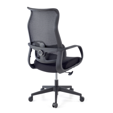 silla de oficina negro axis malla brazos fijos 11