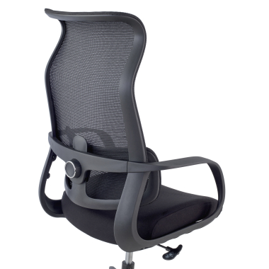 silla de oficina negro axis malla brazos fijos 5