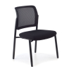 Silla de visitas Hermes, 4 patas, amplio asiento, respaldo de red