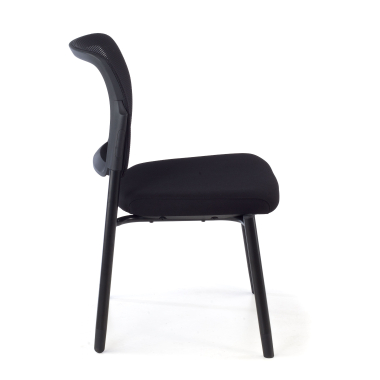 silla de visita negro bez podlokietnikow malla sin brazos 4