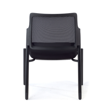 silla de visita negro bez podlokietnikow malla sin brazos 7
