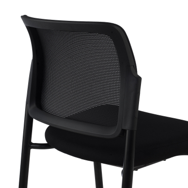 silla de visita negro bez podlokietnikow malla sin brazos 11