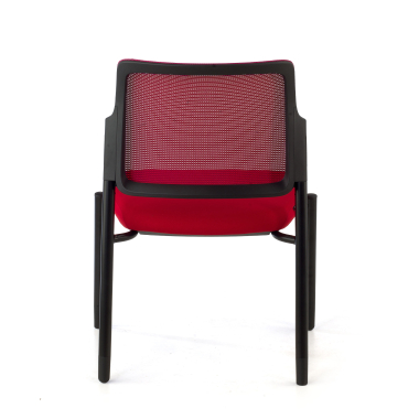silla de visita rojo bez podlokietnikow malla sin brazos 7