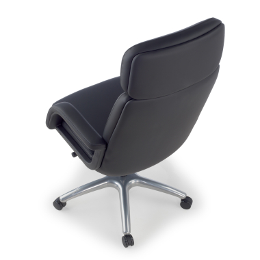 sillon de oficina negro watson piel sintetica brazos tapizados 10
