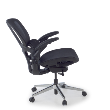 silla ergonomica negro erghos one sin reposacabezas malla brazos regulables 3d doble soporte lumbar 4