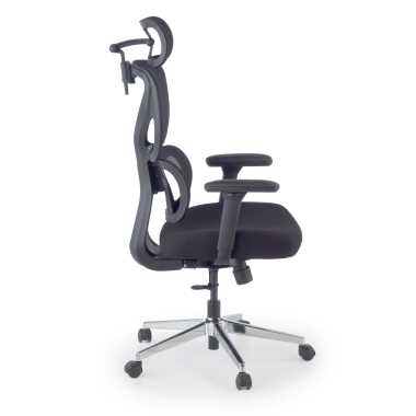 silla ergonomica negro erghos air tela brazos regulables 3d soporte lumbar reposacabezas 4