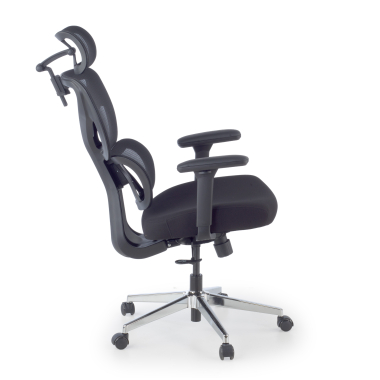 silla ergonomica negro erghos air tela brazos regulables 3d soporte lumbar reposacabezas 5