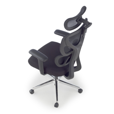 silla ergonomica negro erghos air tela brazos regulables 3d soporte lumbar reposacabezas 13