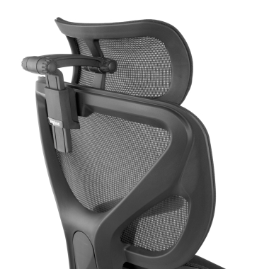 silla ergonomica negro erghos air tela brazos regulables 3d soporte lumbar reposacabezas 10