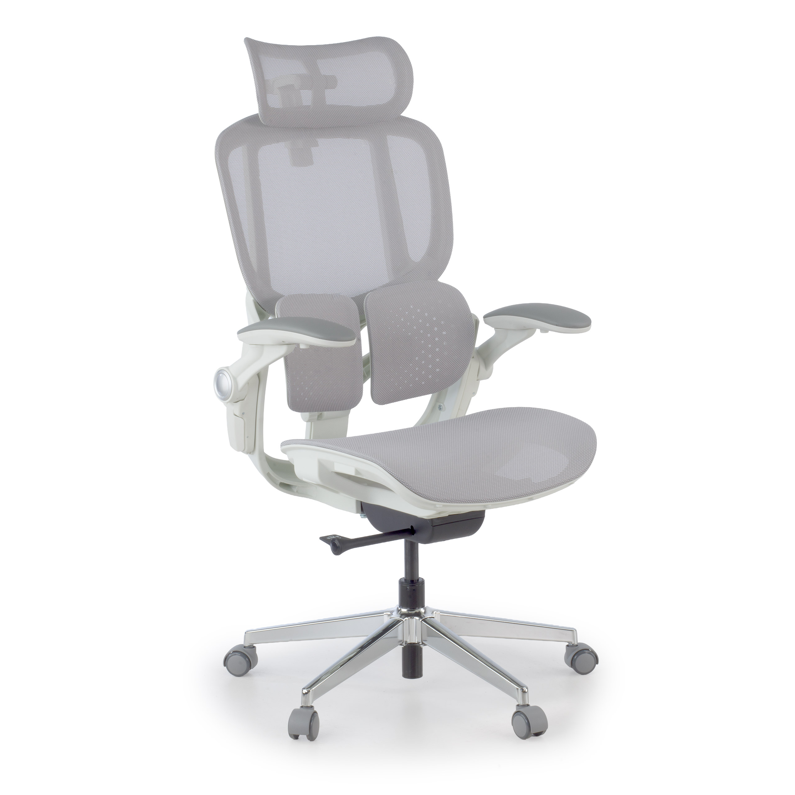 Silla Ergonómica con reposacabezas Erghos One, ortopédica, doble soporte lumbar