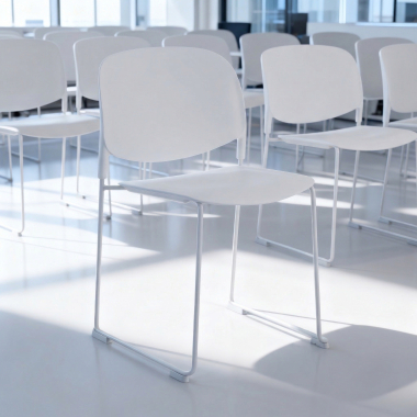 silla confidente blanco sin brazos plastico sin brazos 2