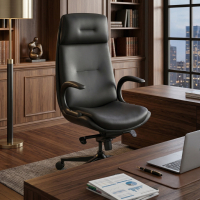 Sillón oficina de diseño ejecutivo Kronberg, respaldo ergonómico