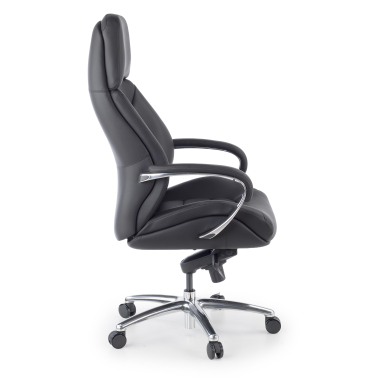 sillon de oficina negro regent piel sintetica brazos tapizados 3