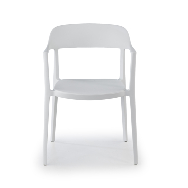 silla confidente blanco riga plastico sin brazos 3