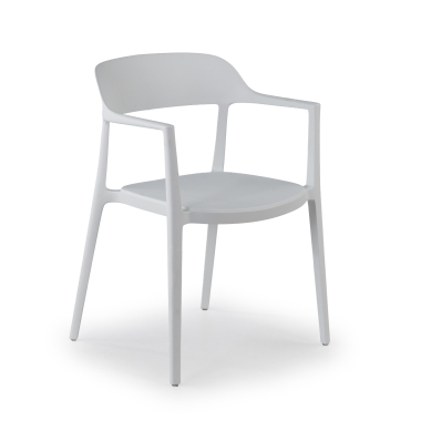 silla confidente blanco riga plastico sin brazos 1