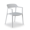 Silla de conferencias con brazos Riga, 4 patas, apilable