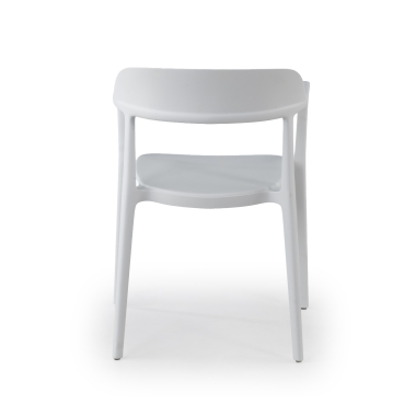 silla confidente blanco riga plastico sin brazos 9