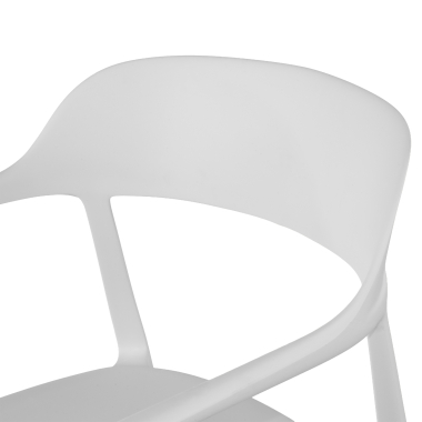 silla confidente blanco riga plastico sin brazos 5