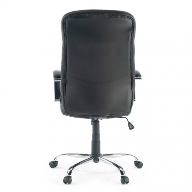 sillon de oficina negro glencoe piel sintetica brazos tapizados 6