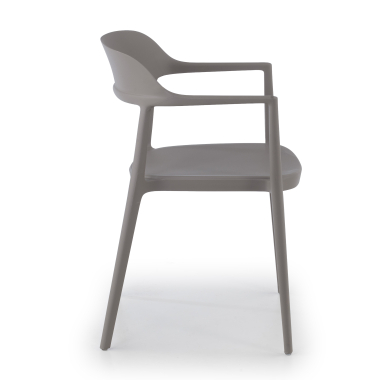 silla confidente gris riga plastico sin brazos 4