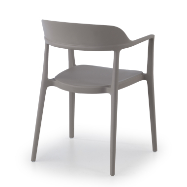 silla confidente gris riga plastico sin brazos 9