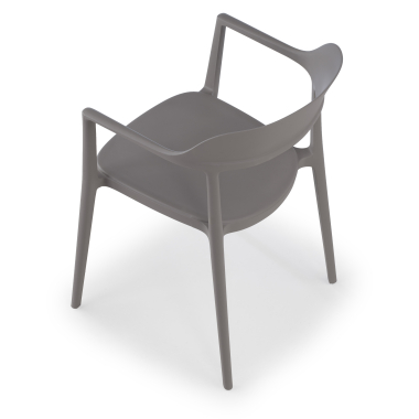 silla confidente gris riga plastico sin brazos 10