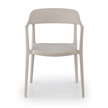silla confidente beige riga plastico sin brazos 3