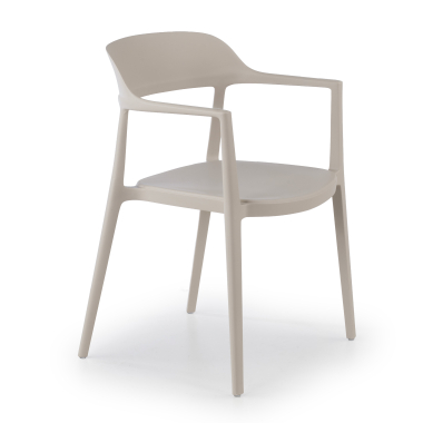 silla confidente beige riga plastico sin brazos 1