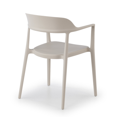 silla confidente beige riga plastico sin brazos 9