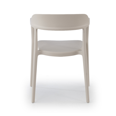 silla confidente beige riga plastico sin brazos 8