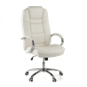 Sillón de Oficina Adana, muy resistente hasta 130 kg, brazos cromados