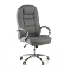Sillón de Oficina Adana, muy resistente hasta 130 kg, brazos cromados