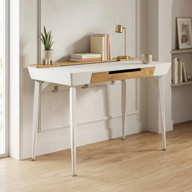 mesa de ordenador blanco copenhague 2