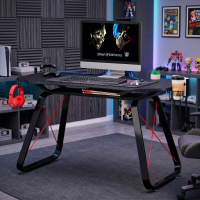 Mesa Gaming Racer, fibra de carbono